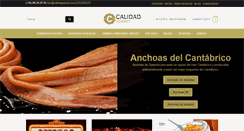 Desktop Screenshot of calidadgourmet.com